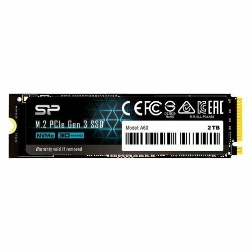 Твердотельный диск 2TB Silicon Power P34A60, M.2 2280, PCI-E 3x4 [R/W - 2200/1600 MB/s]